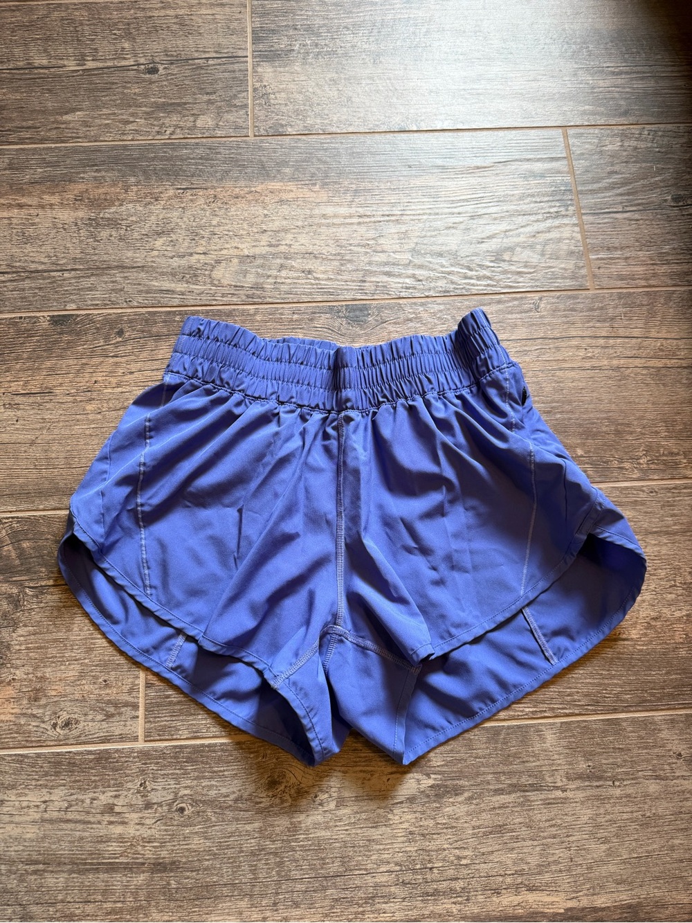Women's Athletic Running Shorts in Periwinkle Blue